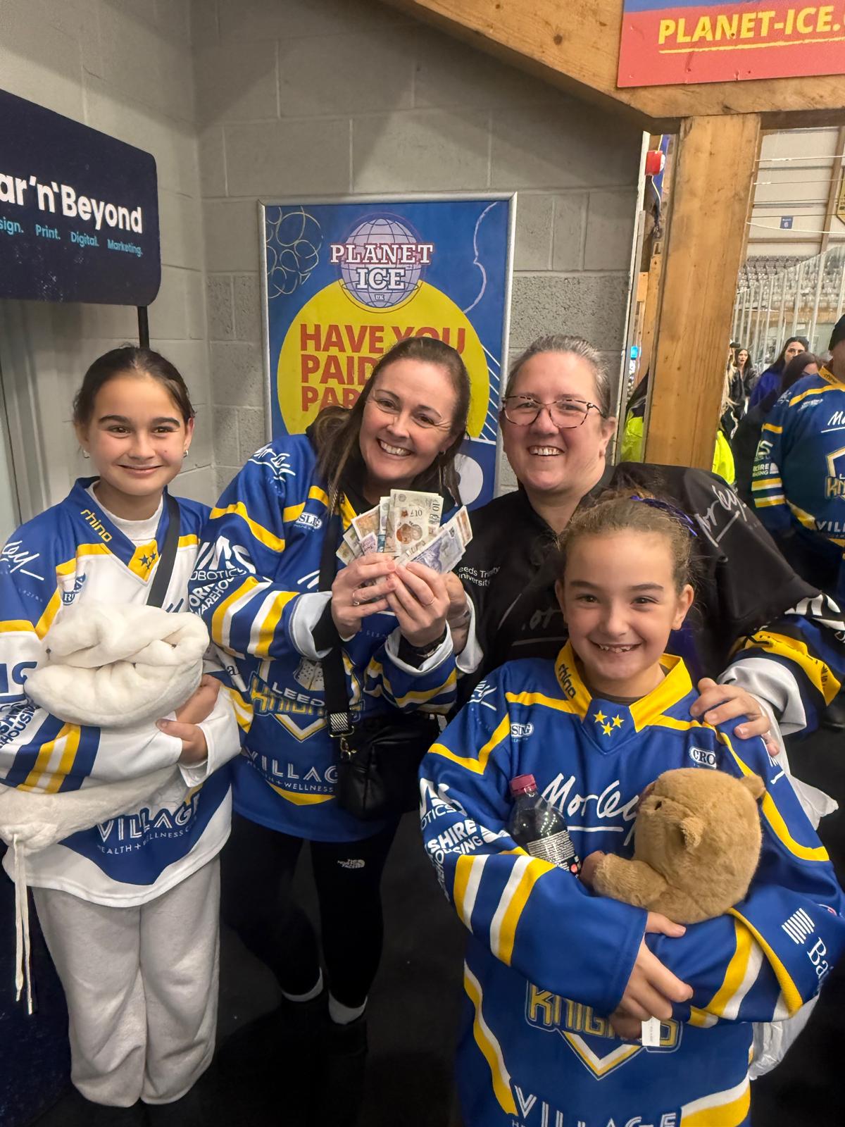 Leeds 'knights 50:50 competition winners